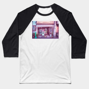 Old Style Tokyo Japanese Store Front. Vaporwave citypop aesthetic Shop Street Photography Baseball T-Shirt